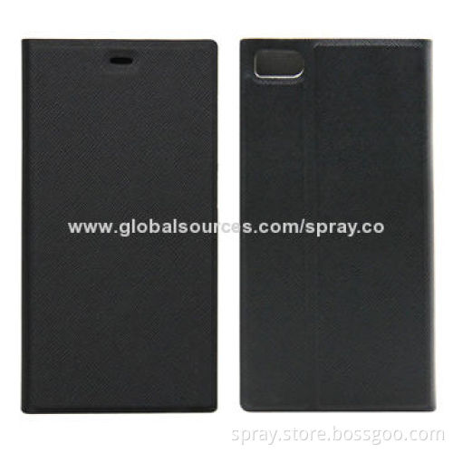 Mobile Phone Leather Folio Cases for Xiaomi Mi3/M3 with Stand Function